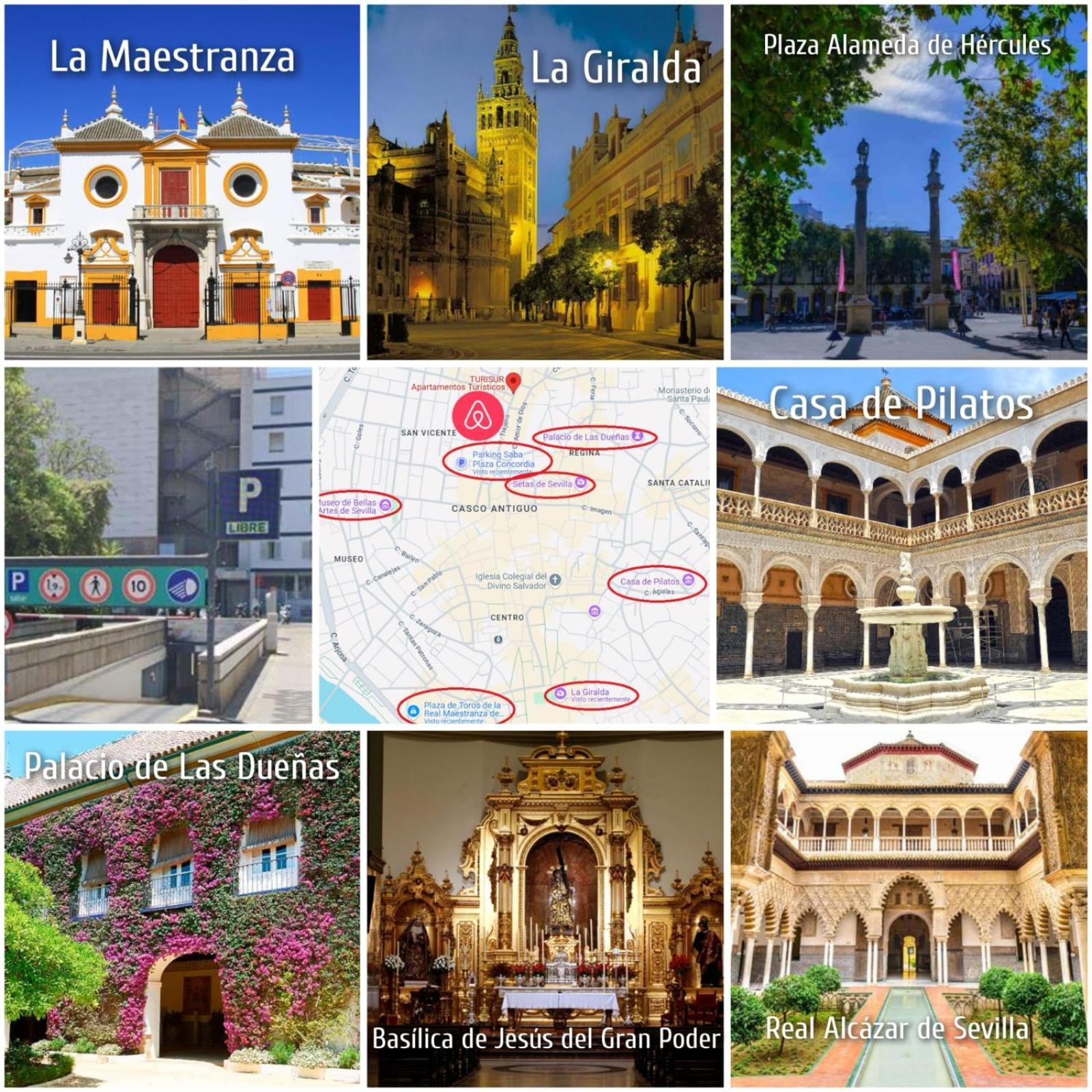 Apartamento En Sevilla Centro Con Vistas A La Plaza Alameda De Hercules - Hasta 6 Personas Eksteriør bilde
